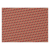 Roter grüner Weihnachtsurlaub Poinsettia Botanisch Tischdecke (Vorderseite (Horizontal))