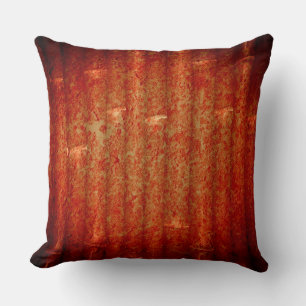 Roter Grunge Hintergrund Kissen