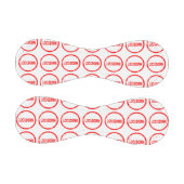Roter Gummi-Briefmarke Baseball (Paneele)