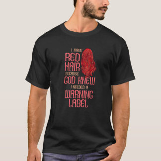 Roter Haahaar Rotkopf T-Shirt