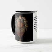 Roter Habichts Schild und Lanze Tasse (Vorderseite Links)