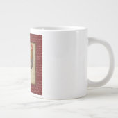 Roter Hahn Jumbo-Tasse (Rechts)