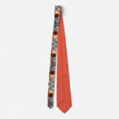 Roter Hahn Krawatte (Rückseite)