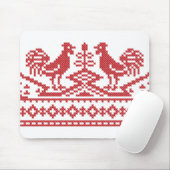 Roter Hahn Kreuzstich Mousepad (Mit Mouse)