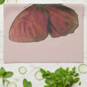 Roter Hahn Schmetterling Geschirrtuch (Gefaltet)