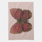 Roter Hahn Schmetterling Geschirrtuch (Vertikal)