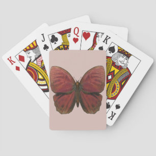 Roter Hahn Schmetterling Spielkarten