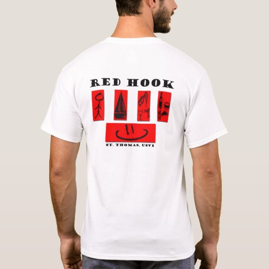 Roter Haken-T - Shirt (Rückseite)