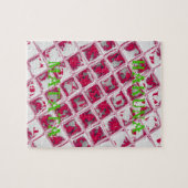 Roter Hakuna Matata Stil Puzzle (Horizontal)