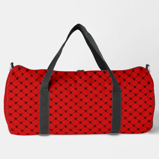 Roter Halbkugel Duffle Bag (Vorderseite)