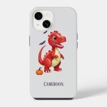 Roter Halloween-Dinosaurier