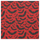 roter halloween vampir fledermäuse gothic stoff (Muster)