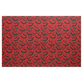 roter halloween vampir fledermäuse gothic stoff (Fat Quarter (45,7 x 55,9 cm))