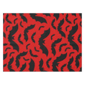 roter halloween vampirfledermäuse gothic tischdecke (Vorderseite (Horizontal))