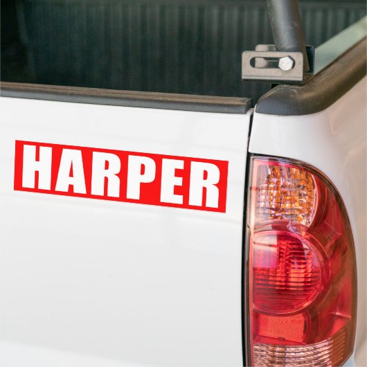 Roter Harper-Aufkleber Autoaufkleber (Auf Lkw)