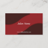 Roter HauptVisitenkarte-Entwurf Visitenkarte (Rückseite)