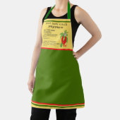 Roter heißer Chili Paprikaschoten Senf Grüner Sals Schürze (InSitu)