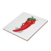 Roter heißer Pfeffer Diva Fliese (Seite)