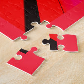 Roter heißer Sonntag Puzzle (Seite)