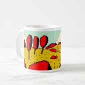 Roter Herbst Kaffeetasse (Vorderseite Links)