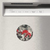 Roter Herbst Magnet (In Situ (Geschirrspüler))