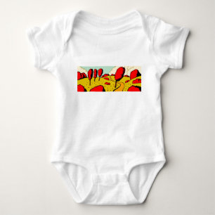 Roter Herbst - Maßgeschneiderte Baby Strampler