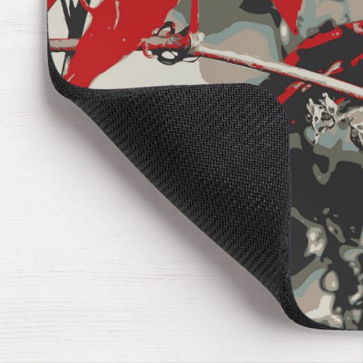 Roter Herbst Mousepad (Ecke)