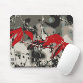 Roter Herbst Mousepad (Mit Mouse)