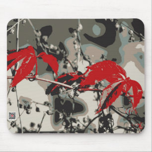 Roter Herbst Mousepad
