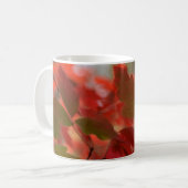 Roter Herbst verlässt Tasse (Vorderseite Links)