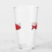 Roter Hering Glas (Links)