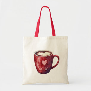 Roter Herz Cup Tragetasche