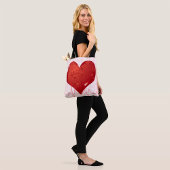 Roter Herz-EKG-Monitor Gesundheitswesen Tasche