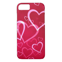 Roter Herz-Valentinstag iPhone Kasten