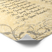 Roter Herzbaum 100 150 Gäste alphabetische Hochzei Poster (Ecke)