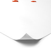 Roter Herzblattbaum Poster (Ecke)