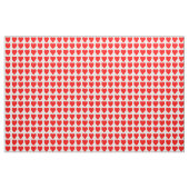 Roter Herzen Muster Stoff (Fat Quarter (45,7 x 55,9 cm))