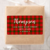 Roter Herzog von Rothesay Tartan (Insitu)