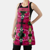 Roter Hibiskus Blume Pair Abstrakt Personalisiert Schürze (InSitu)