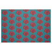 Roter Hibiskus Blume Stoff (Fat Quarter (45,7 x 55,9 cm))