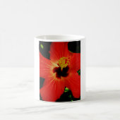 Roter Hibiskus Kaffeetasse (Mittel)