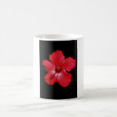 Roter Hibiskus Kaffeetasse (Mittel)