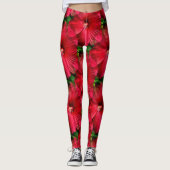 Roter Hibiskus....... Leggings (Vorderseite)
