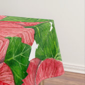 Roter Hibiskus Muster II Tischdecke (Beispiel)