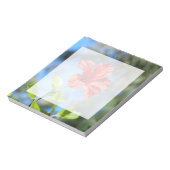 Roter Hibiskus Notizblock (Rotiert)