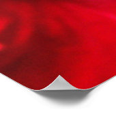 Roter Hibiskus Poster (Ecke)