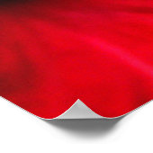 Roter Hibiskus Poster (Ecke)