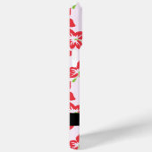 Roter Hibiskus, Rote Blume, Ihr Name Case-Mate iPhone Hülle (Rückseite / Rechts)