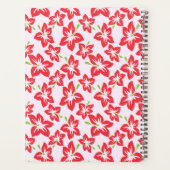 Roter Hibiskus, Rote Blume, Ihr Name Planer (Rückseite)