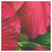 Roter Hibiskus...... Stoff (Muster)